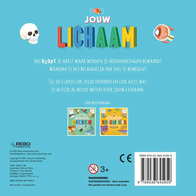 Flapjesboek Jouw lichaam | 9789036645959 Flapjesboek Jouw lichaam - Afbeelding 2