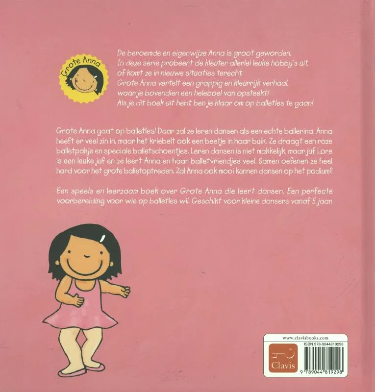 Grote Anna leert dansen | 9789044819298 Grote Anna leert dansen - Afbeelding 2