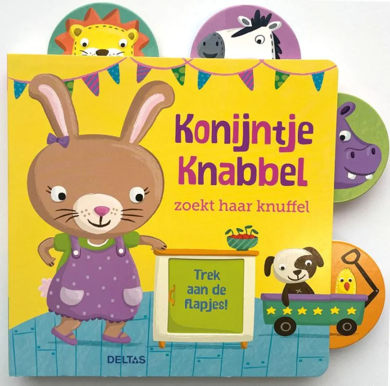 Konijntje Knabbel zoekt haar knuffel | 9789044766387 Konijntje Knabbel zoekt haar knuffel