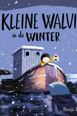 De kleine walvis in de winter