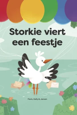 Storkie viert een feestje