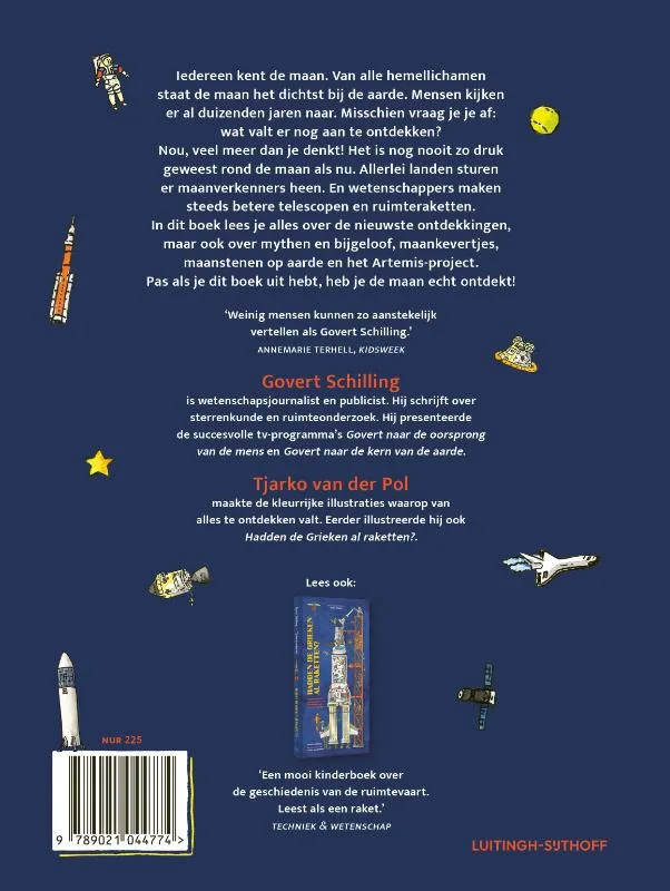 Naar de maan | 9789021044774 Naar de maan - Afbeelding 2