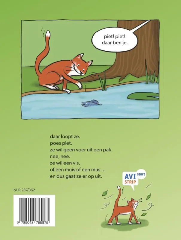 poes piet loopt weg | 9789048755875 poes piet loopt weg - Afbeelding 2