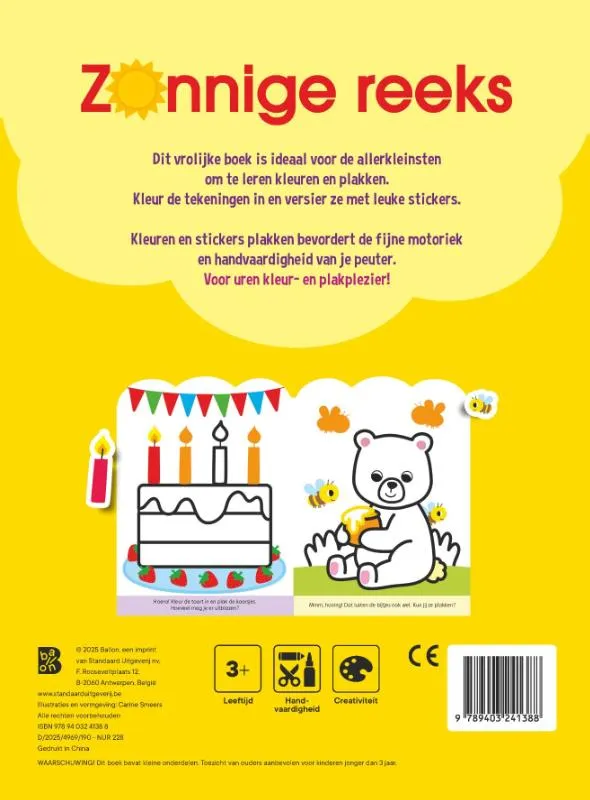 Plakken en kleuren 3+ | 9789403241388 Plakken en kleuren 3+ - Afbeelding 2