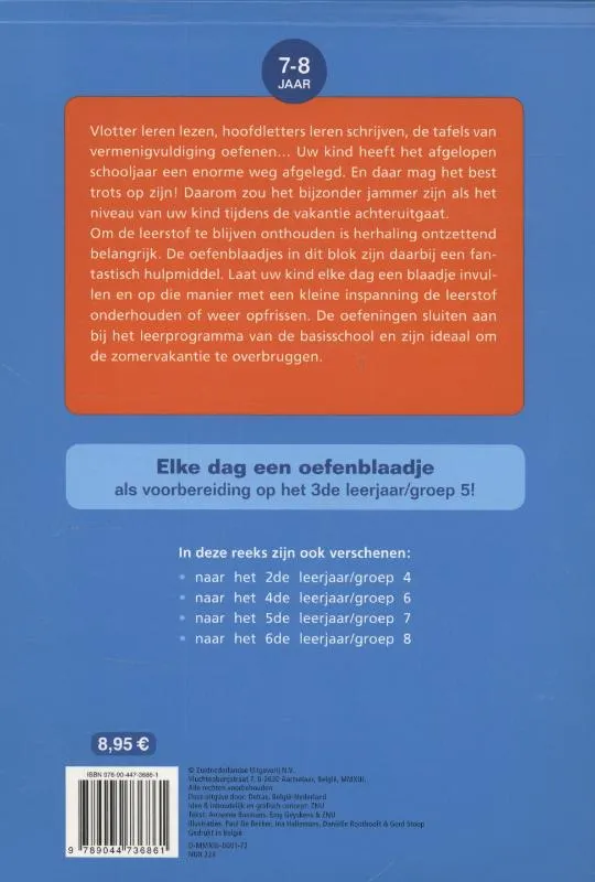 herhalingsoefeningen taal en rekenen. Naar het 3de leerjaar, naar groep 5 | 9789044736861 herhalingsoefeningen taal en rekenen. Naar het 3de leerjaar, naar groep 5 - Afbeelding 2