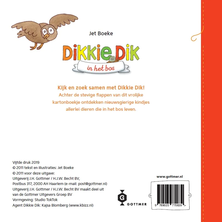 Dikkie Dik in het bos | 9789025770839 Dikkie Dik in het bos - Afbeelding 2