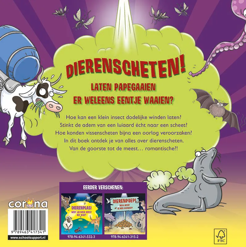 Dierenscheten! Laten papegaaien er weleens eentje waaien? | 9789463417341 Dierenscheten! Laten papegaaien er weleens eentje waaien? - Afbeelding 2