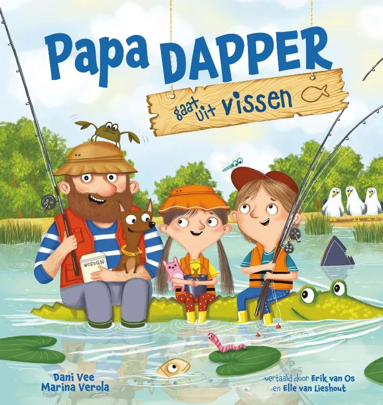 Papa Dapper gaat uit vissen | 9789464394702 Papa Dapper gaat uit vissen