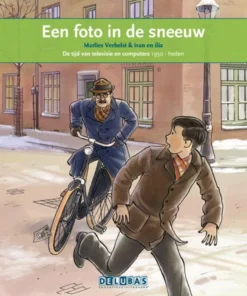 Een foto in de sneeuw