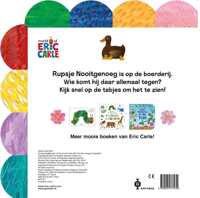 Een dagje op de boerderij met Rupsje Nooitgenoeg | 9789025777432 Een dagje op de boerderij met Rupsje Nooitgenoeg - Afbeelding 2
