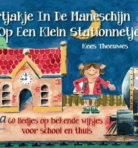 Kortjakje in de maneschijn op een klein stationnetje