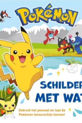 Pokémon Schilderen met water deel 1 (groen)