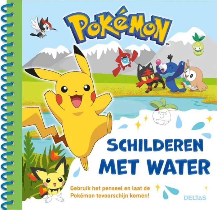 Pokémon Schilderen met water deel 1 (groen)