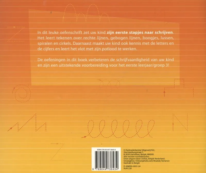Mijn oefenschrift Eerste stappen naar schrijven (5-6 j.) 3de kleuterklas groep 2 | 9789044736434 Mijn oefenschrift Eerste stappen naar schrijven (5-6 j.) 3de kleuterklas groep 2 - Afbeelding 2
