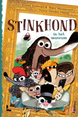 Stinkhond in het museum