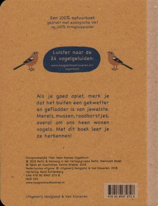 Mijn kleine vogelboek | 9789089672728 Mijn kleine vogelboek - Afbeelding 2