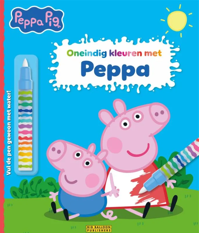 Oneindig kleuren met Peppa | 9789047881094 Oneindig kleuren met Peppa