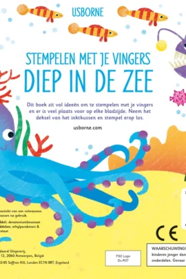 Alternative view of Stempelen met je vingers Diep in de zee