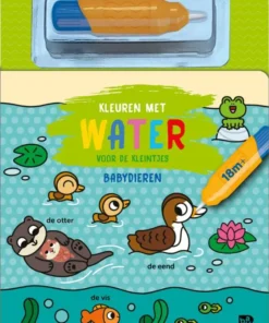 Kleuren met water voor de kleintjes