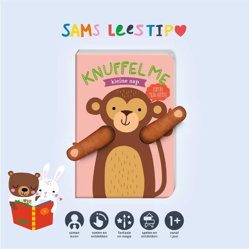 Knuffel me kleine aap | 9789463333337 Knuffel me kleine aap - Afbeelding 2