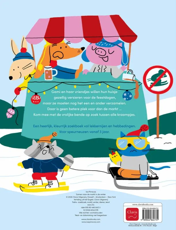 Samen naar de markt in de winter | 9789044864731 Samen naar de markt in de winter - Afbeelding 2