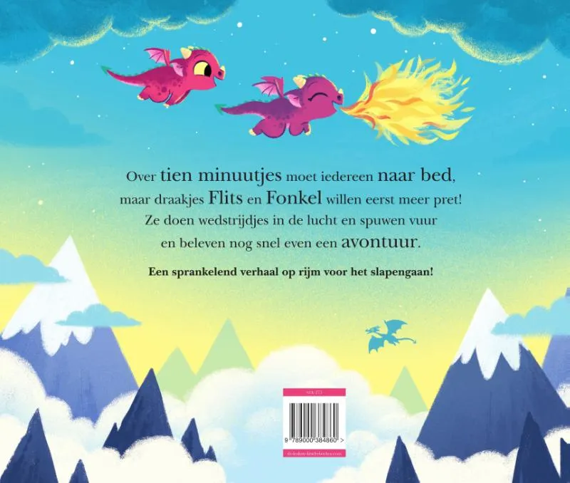 Over tien minuutjes naar bed kleine draak | 9789000384860 Over tien minuutjes naar bed kleine draak - Afbeelding 2
