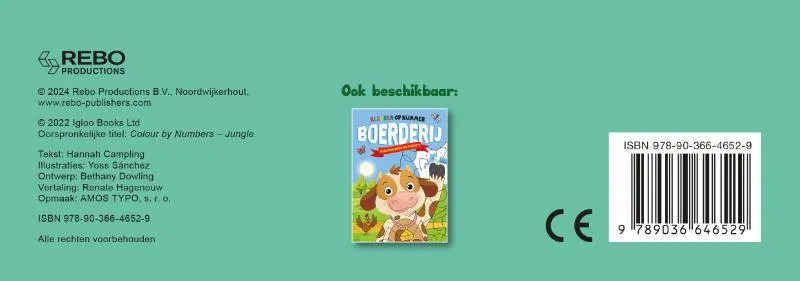 Kleuren op nummer | 9789036646529 Kleuren op nummer - Afbeelding 2