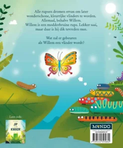 Willem wordt een vlinder | 9789464395884