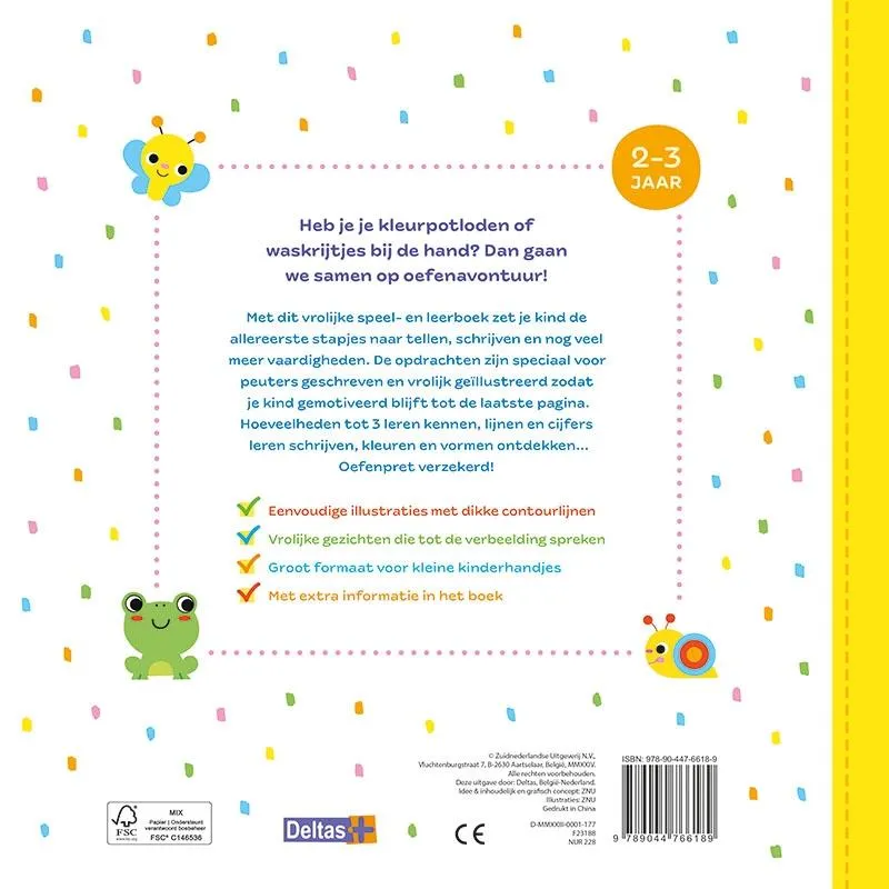 Oefenpret voor kleuters 2-3 jaar | 9789044766189 Oefenpret voor kleuters 2-3 jaar - Afbeelding 2