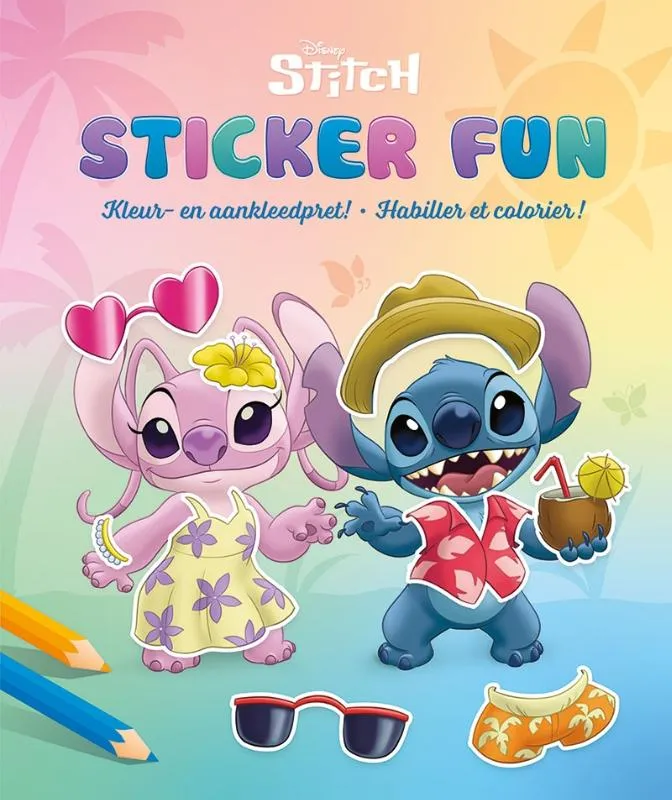 Disney Sticker Fun Stitch - Kleur- en aankleedpret! | 9789044771930 Disney Sticker Fun Stitch - Kleur- en aankleedpret!