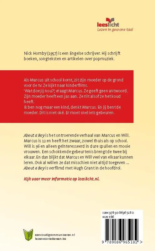 About a boy | 9789086965182 About a boy - Afbeelding 2