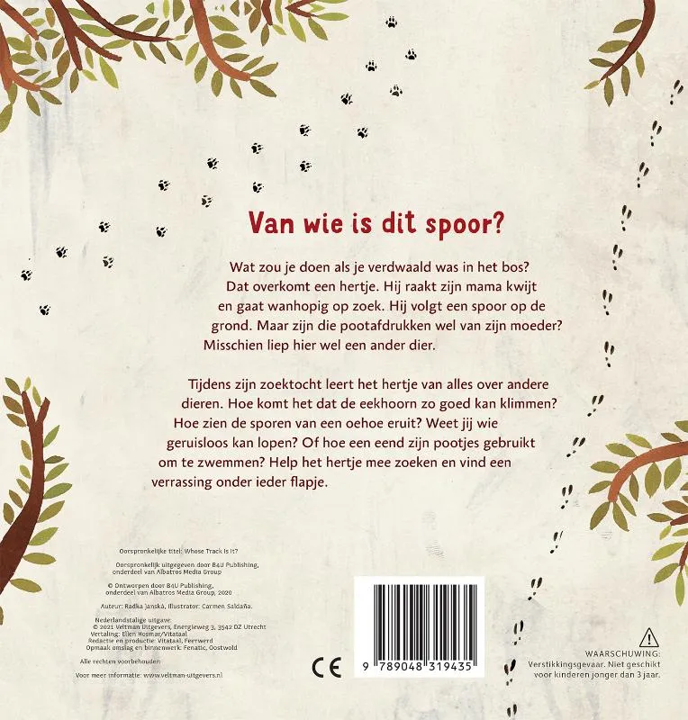 Van wie is dit spoor? | 9789048319435 Van wie is dit spoor? - Afbeelding 2