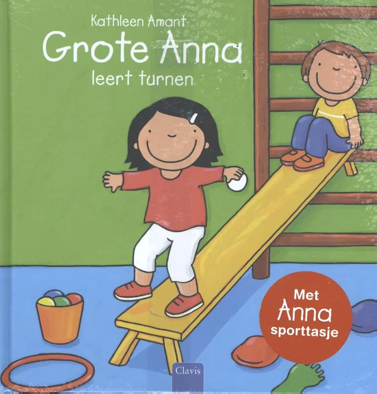Grote Anna leert turnen + Anna Sporttasje | 9789044833881 Grote Anna leert turnen + Anna Sporttasje