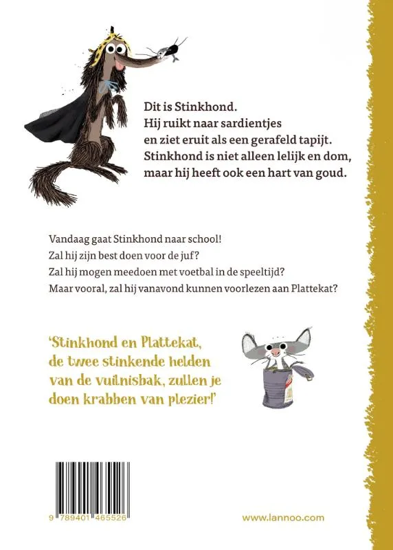 Stinkhond gaat naar school | 9789401465526 Stinkhond gaat naar school - Afbeelding 2