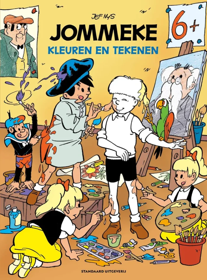 Puzzelen met stickers
