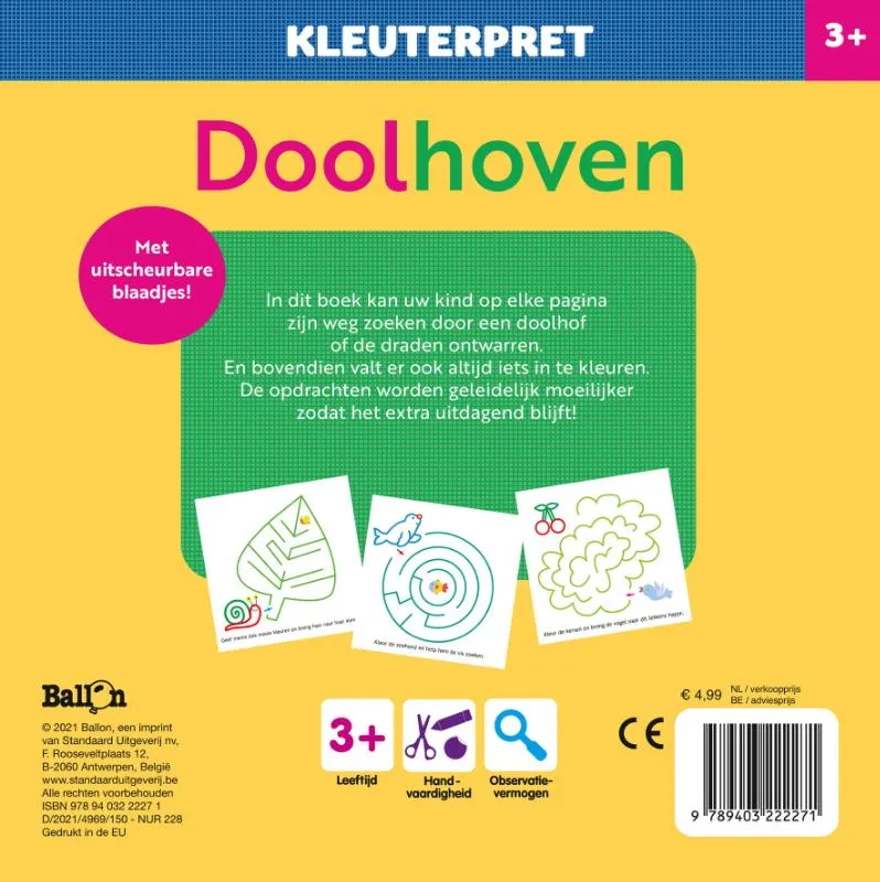Doolhoven 3+ | 9789403222271 Doolhoven 3+ - Afbeelding 2