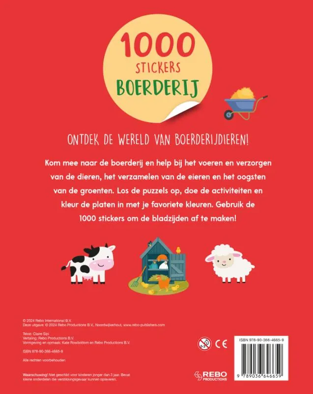 1000 stickers | 9789036646659 1000 stickers - Afbeelding 2