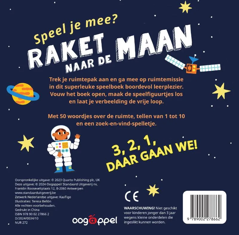 Raket naar de maan | 9789002278662 Raket naar de maan - Afbeelding 2
