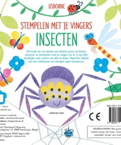 Stempelen met je vingers Insecten | 9781474978842