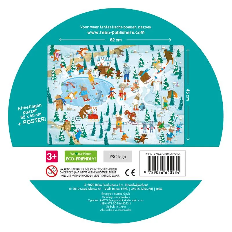 boek + giga puzzel | 9789036640534 boek + giga puzzel - Afbeelding 2