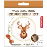 Mini Cross Stich borduursetje Rendier | 5407009980244