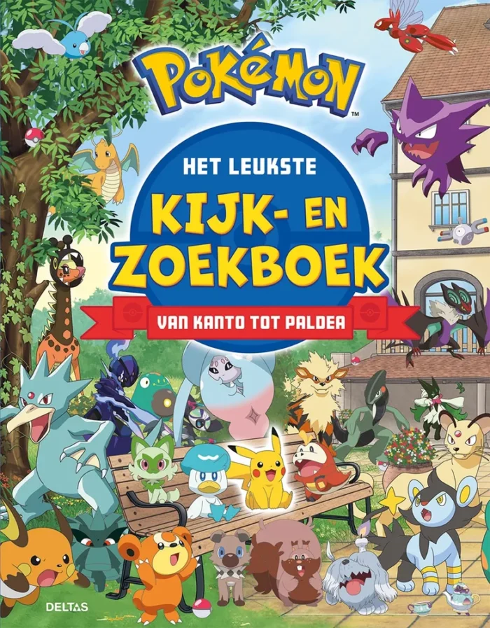 Pokémon het leukste kijk- en zoekboek van Kanto tot Paldea