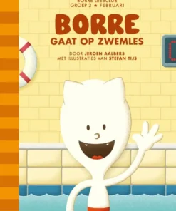 Borre gaat op zwemles