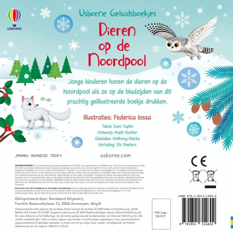 Dieren op de Noordpool | 9781801314602 Dieren op de Noordpool - Afbeelding 2