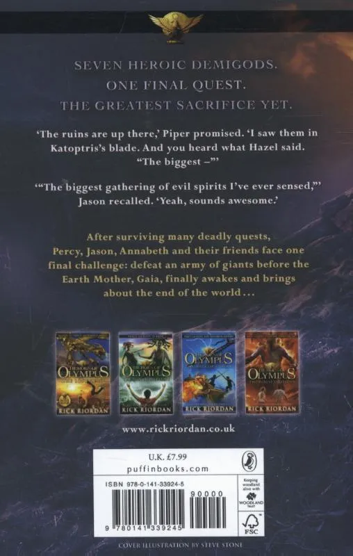 The Blood of Olympus (Heroes of Olympus Book 5) | 9780141339245 The Blood of Olympus (Heroes of Olympus Book 5) - Afbeelding 2