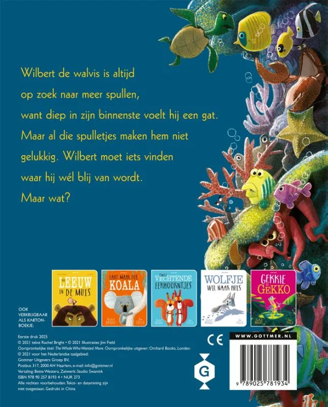 De walvis wilde meer | 9789025781934 De walvis wilde meer - Afbeelding 2