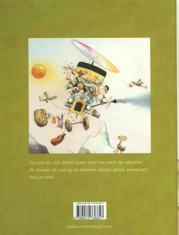 Opa Jan gaat op vakantie | 9789072736857 Opa Jan gaat op vakantie - Afbeelding 2