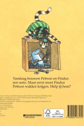 Alternative view of Pettson en Findus bouwen een auto