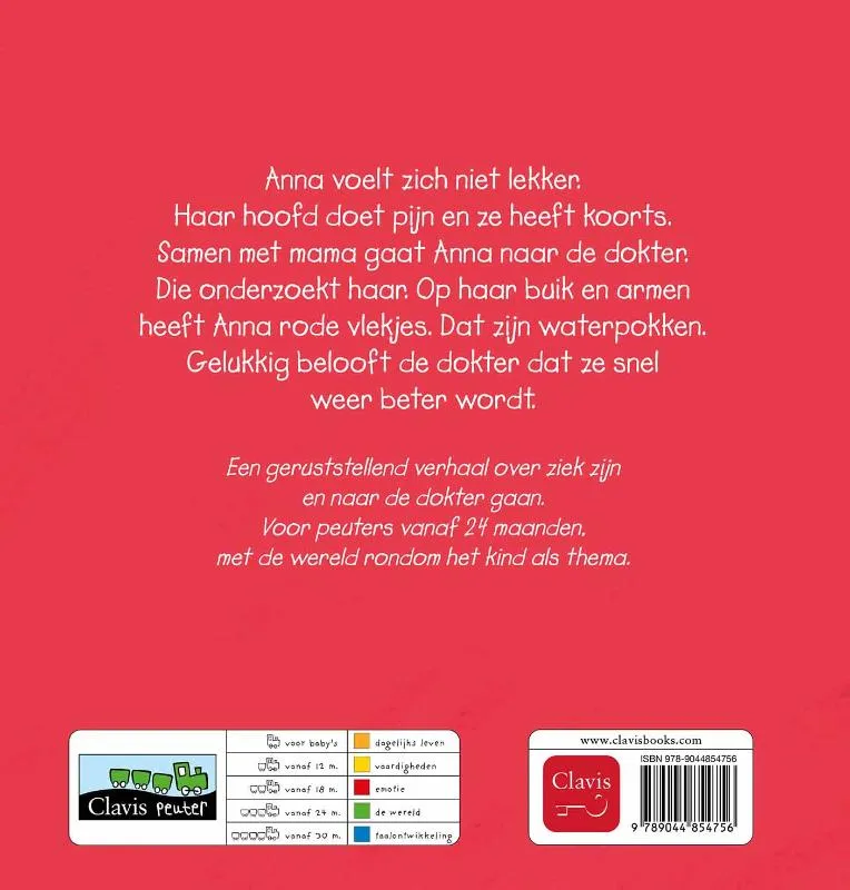 Anna is ziek | 9789044854756 Anna is ziek - Afbeelding 2