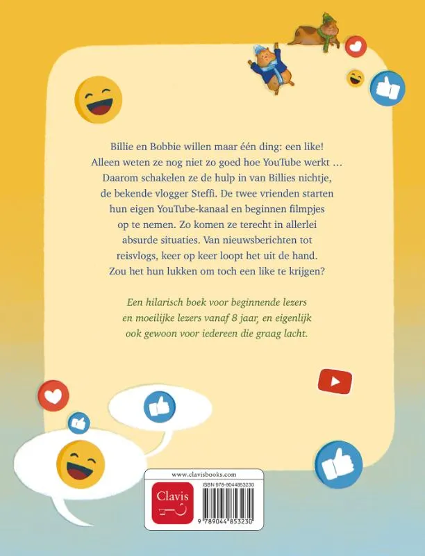 Billie en Bobbie willen een like | 9789044853230 Billie en Bobbie willen een like - Afbeelding 2